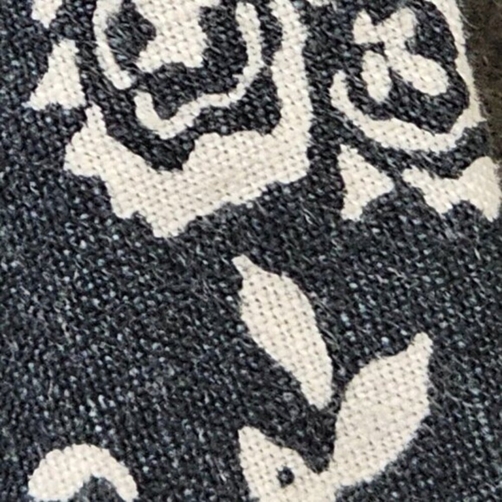 Gap Maxi Skirt Womens Size 0 100%‎ Linen Black White Floral Flare Flowy Side Zip - Picture 8 of 16